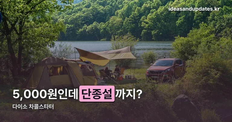 다이소 차콜스타터 정리 썸네일