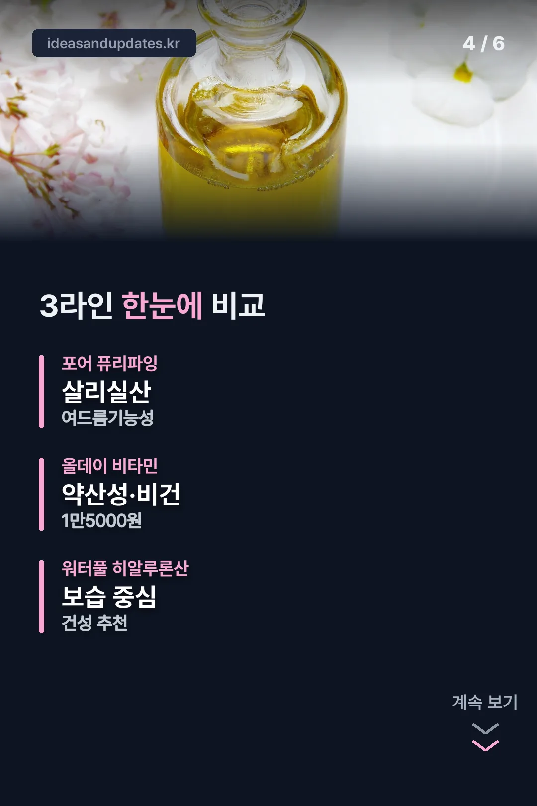3라인 한눈에 비교표