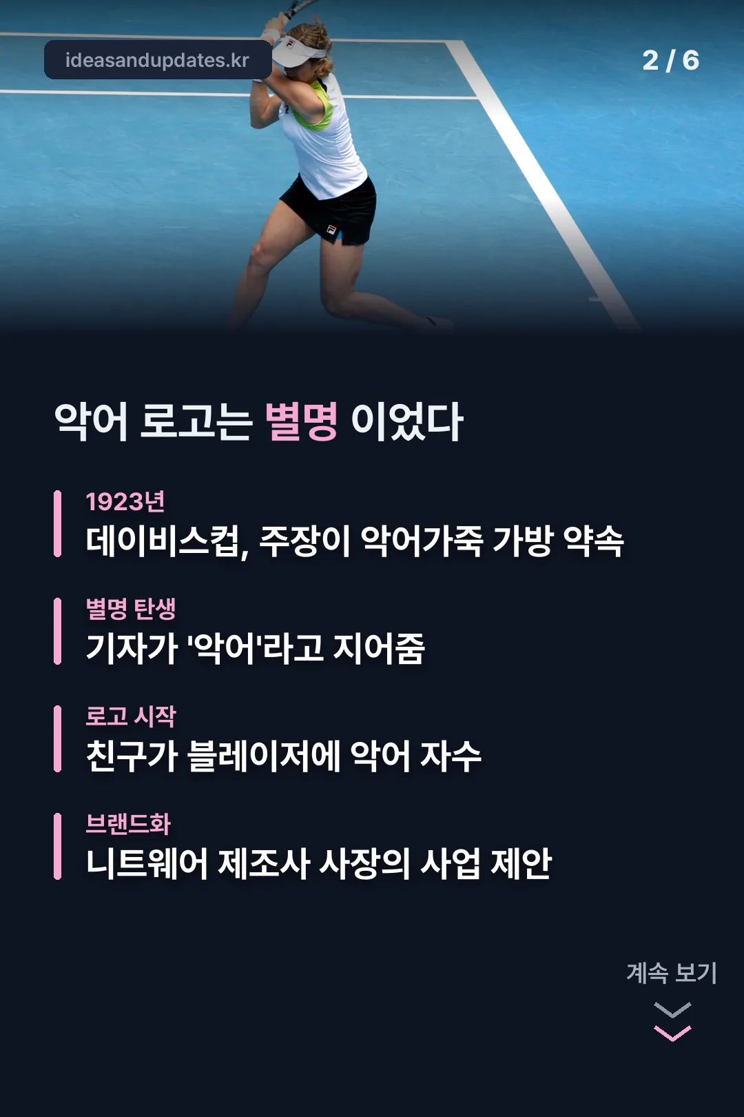 악어 로고 유래
